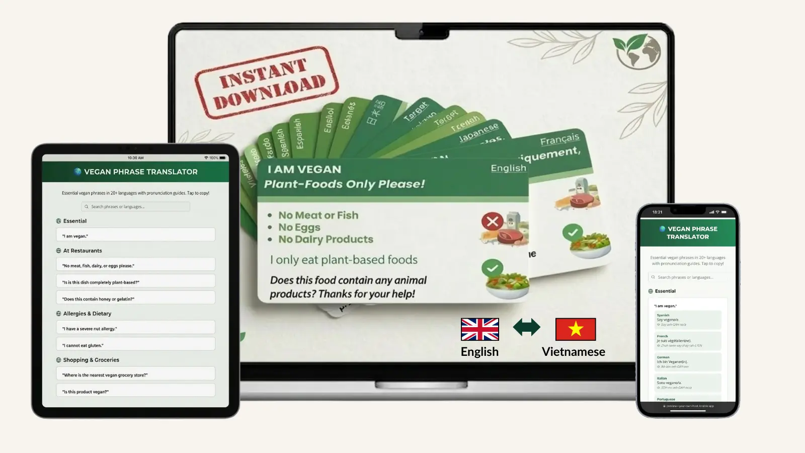 Feature 4 language portal